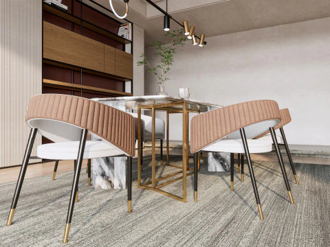 Dining Room 20 3D Model