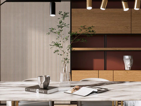 Dining Room 20 3D Model