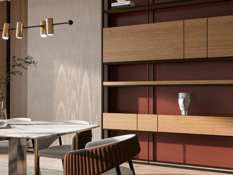 Dining Room 20 3D Model