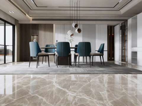 Sala da pranzo 24 Modello 3D