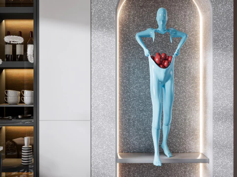 Dining Room 25 3D Model