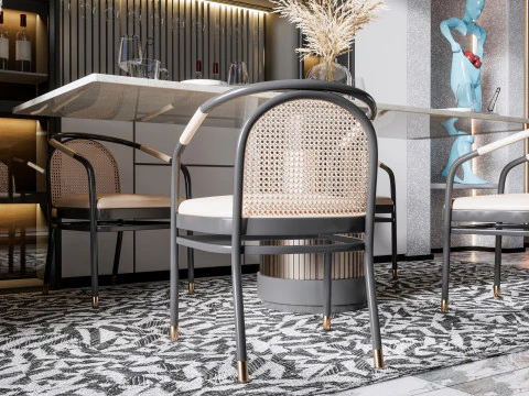 Dining Room 25 3D Model