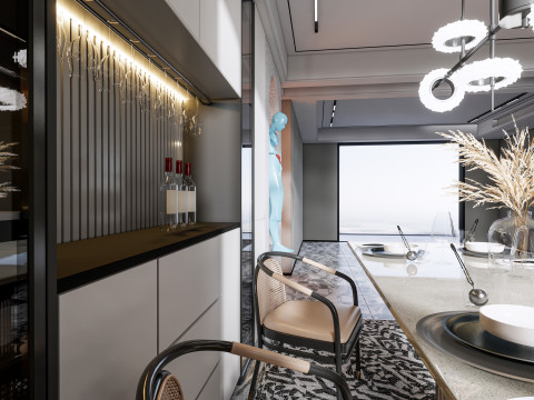 Dining Room 25 3Dモデル