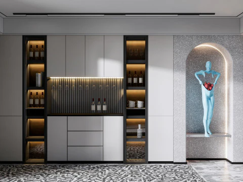 Dining Room 25 3D Model