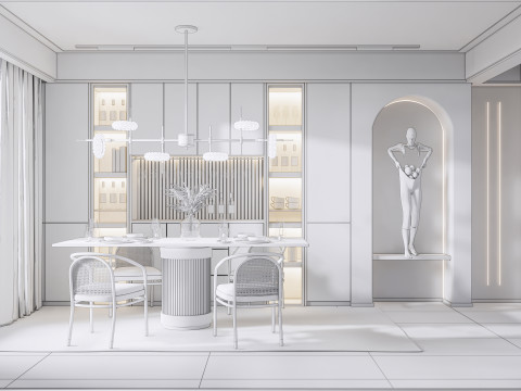 Dining Room 25 3Dモデル