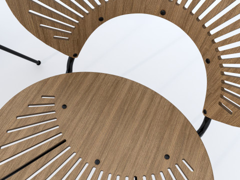 Dining table set 1 Modelo 3D