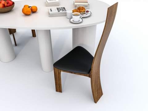 Dining table set 2 3Dモデル