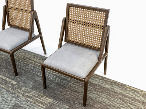 Dining table set 3 3D-Modell
