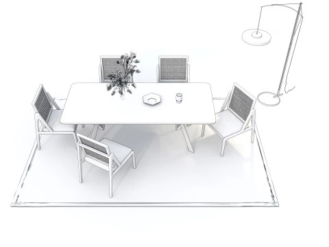 Eettafelset 3 3D Model