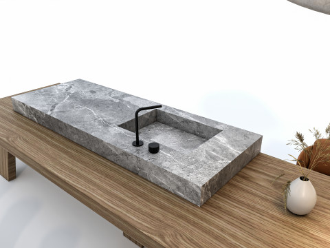 Dining table set 4 3D Модель