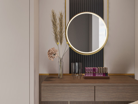 Dressing Room Wardrobe with Shoe Cabinet Storage 1 Modelo 3D