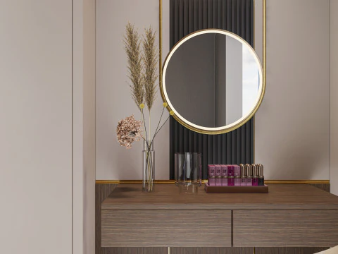 Armoire de dressing avec meuble &agrave; chaussures, rangement 1 Modèle 3D