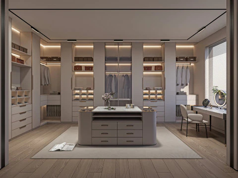 Dressing Room 1 3D Model