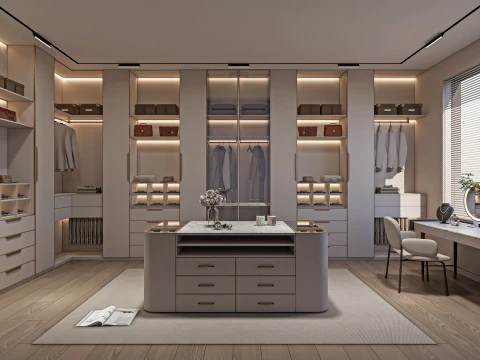 Dressing Room 1 3D Model