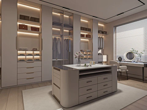 Dressing Room 1 3D Model