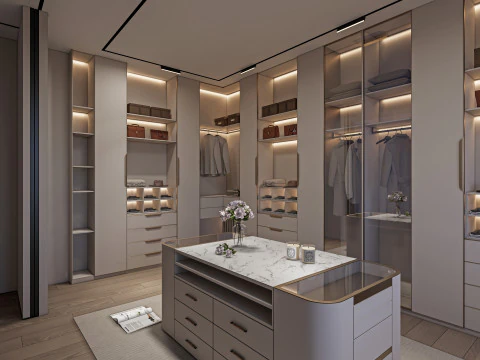 Dressing Room 1 3D Model