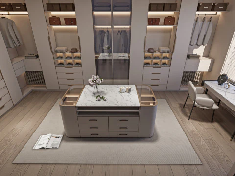 Dressing Room 1 3D Model