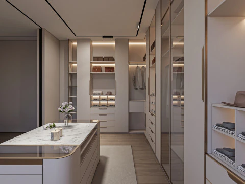 Dressing Room 1 3D Model