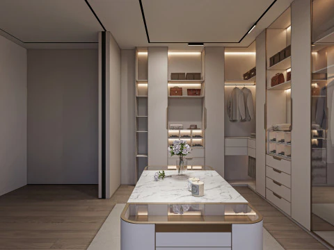 Dressing Room 1 3D Model