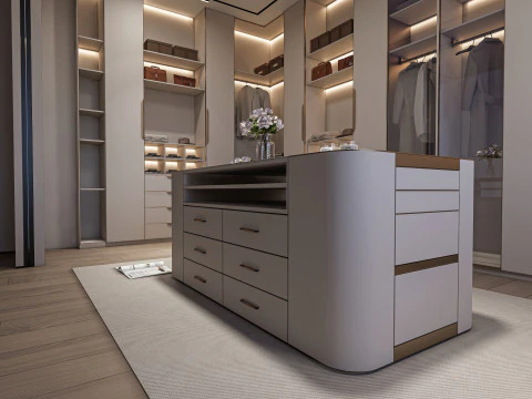 Dressing Room 1 3D Model