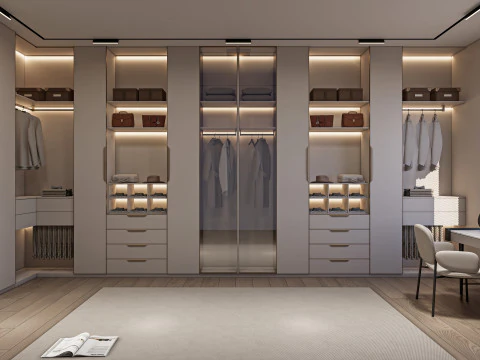 Dressing Room 1 3D Model