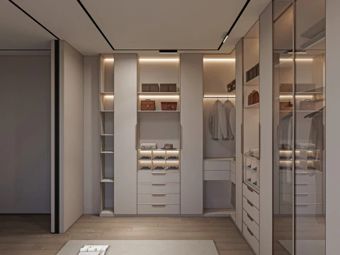 Dressing Room 1 3D Model