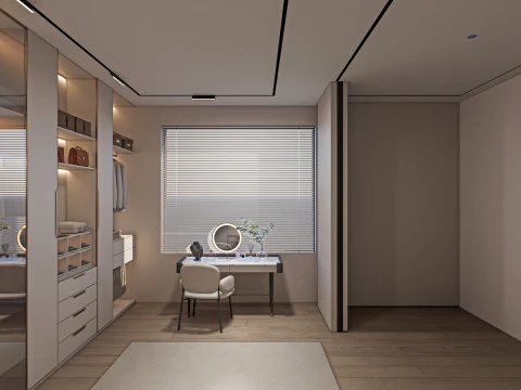 Dressing Room 1 3D Model