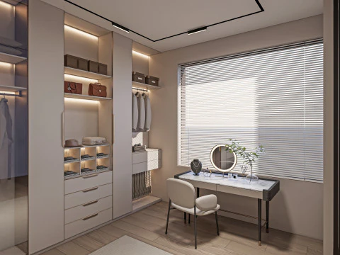 Dressing Room 1 3D Model