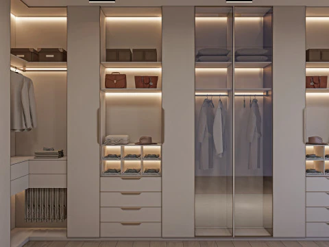 Dressing Room 1 3D Model