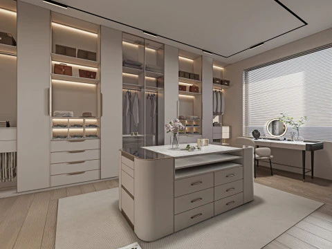 Dressing Room 1 3D Model