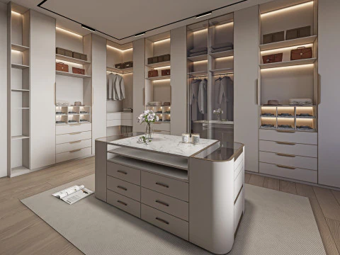 Dressing Room 1 3D Model