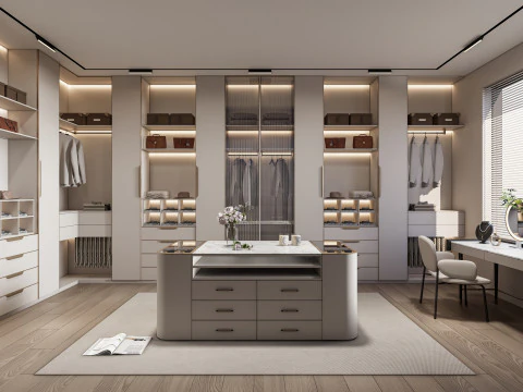 Dressing Room 1 3D Model