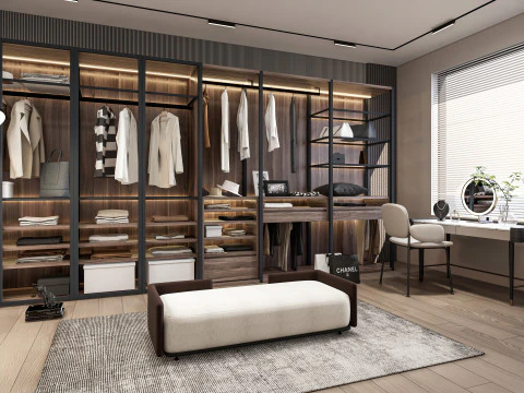 Dressing Room 2 3D Model