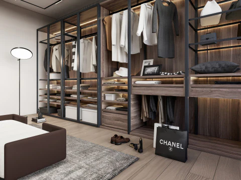 Dressing Room 2 3D Model