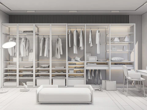 Dressing Room 2 3D Model
