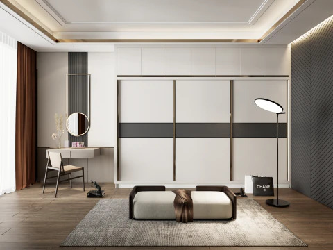 Giyinme Odası 3 3D Model