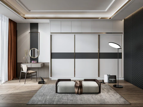 Giyinme Odası 3 3D Model