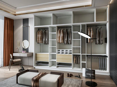 Giyinme Odası 3 3D Model