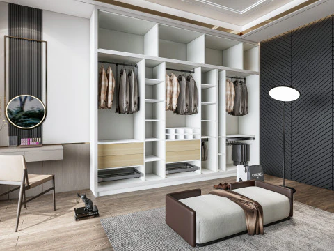 Giyinme Odası 3 3D Model