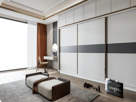 Giyinme Odası 3 3D Model