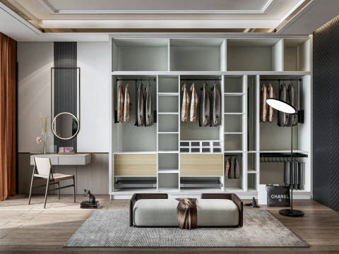 Giyinme Odası 3 3D Model