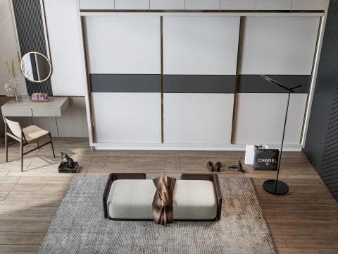 Giyinme Odası 3 3D Model