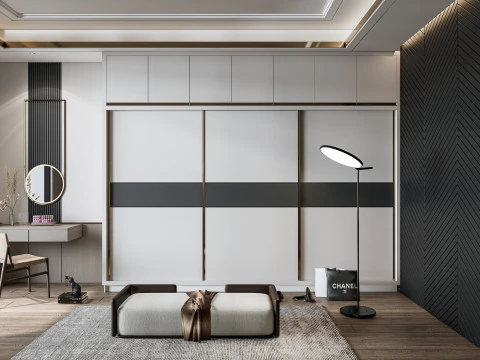 Giyinme Odası 3 3D Model