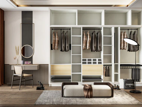 Giyinme Odası 3 3D Model