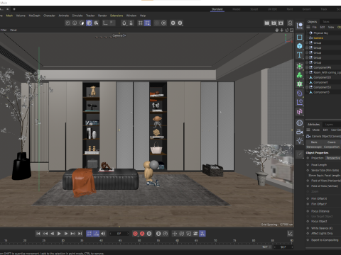 Dressing Room 4 Modelo 3D