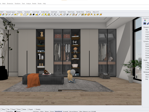 Dressing Room 4 Modelo 3D