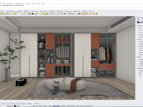 Dressing Room 5 Model 3D