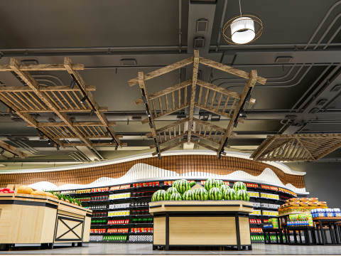 Fruits and vegetables Supermarket Grocery store 12 3Dモデル