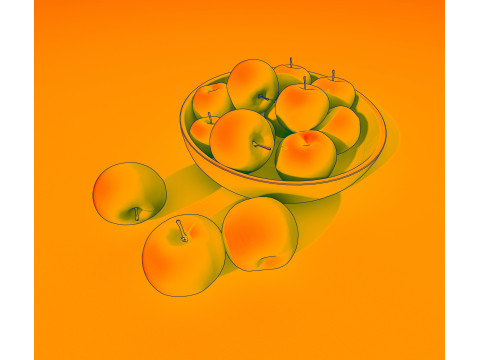 Apple 2 3D Model
