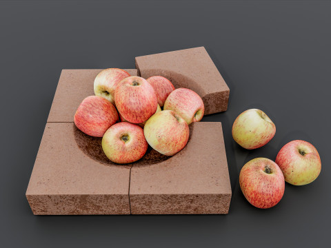 Modern Apples 3D Модель